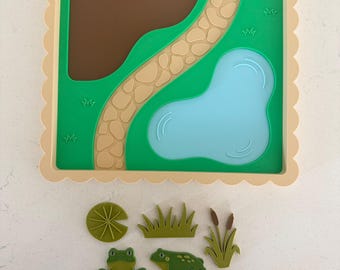 Puddle Hoppers Sensory Tray