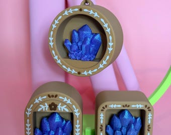 Mini Crystal Book Nook fidget clicker