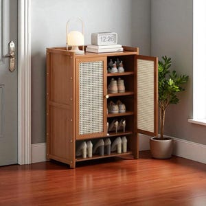 Large Capacity Shoe Cabinet | Entryway Shoe Rack Organizer | Multi-Layer Indoor Storage Shelf | Modern Home Furniture