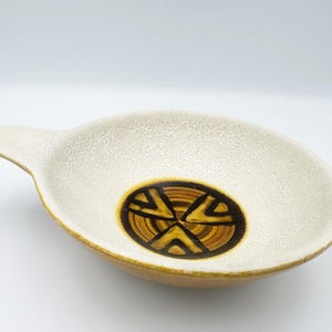 Dümler Breiden bowl ceramic, west german pottery design 70s dumler D&B fat lava era, floor mark 206 14