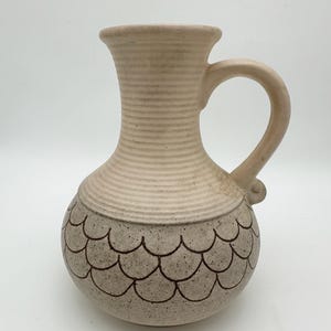 Vintage GDR Pottery Haldensleben Vase, East Germany Vase from the 1970s, VEB Haldensleben 4120