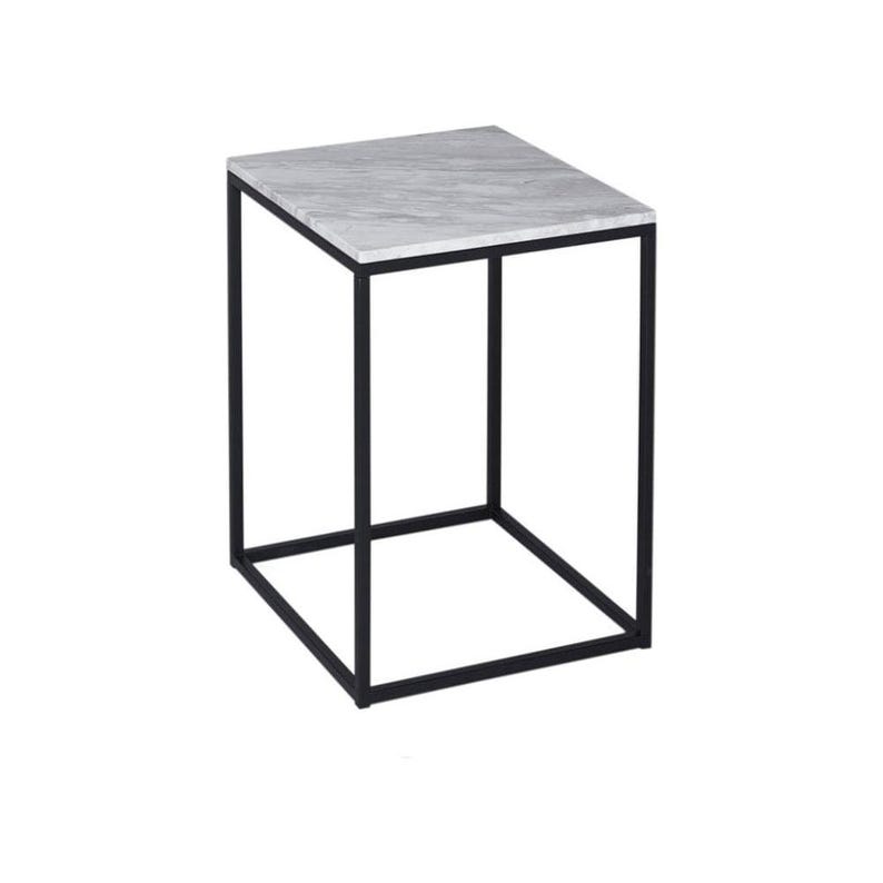 Metal Structure Minimalist Side-table End-table Iron and Brazilian ...