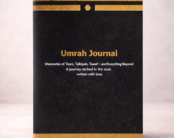 Guided Umrah Journal, Soft-Touch Cover, Reflection Pages
