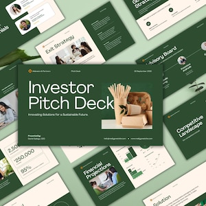 investor pitch deck | pitch deck template | Business Pitch Deck | Pitch Deck Presentation | editable startup slides