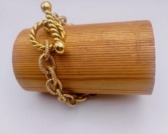 Gold plated vintage bracelet