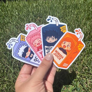 JJK Juice Box Sticker Pack