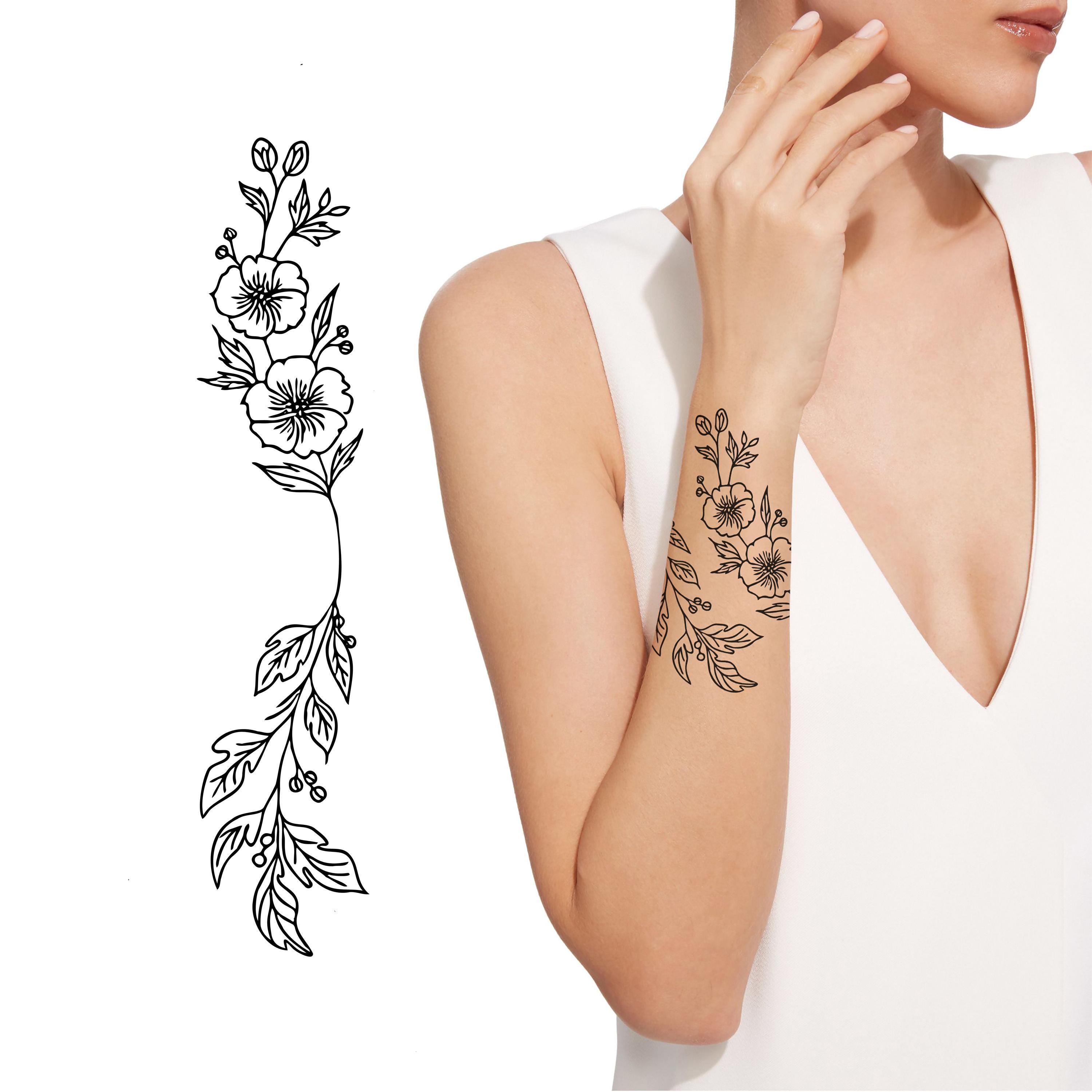 Uncommon Girly Wrap Wrist Tattoo Ideas