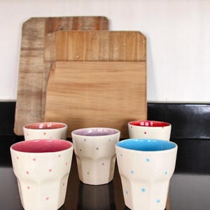 Handmade Ceramic Espresso Cup Set: Rustic Pottery, Minimalist Decor