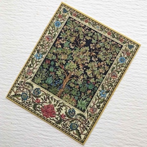 Miniature Tree of Life Tapestry in Several Sizes or Scales