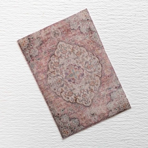 Miniature Pink Persian Rug in 1/24, 1/12 and 1/6 Scale Sizes