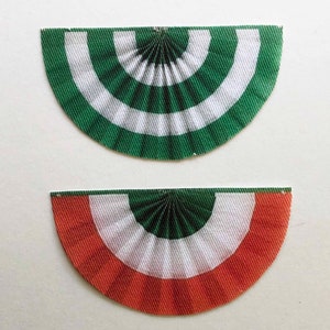 Miniature Fabric Irish Buntings for St. Patrick's Day