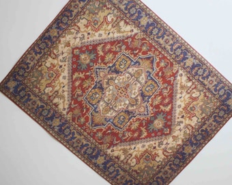 Miniature Dollhouse Rug Victorian or Edwardian Era Half Scale in Sizes to Suit Several Scale Rooms