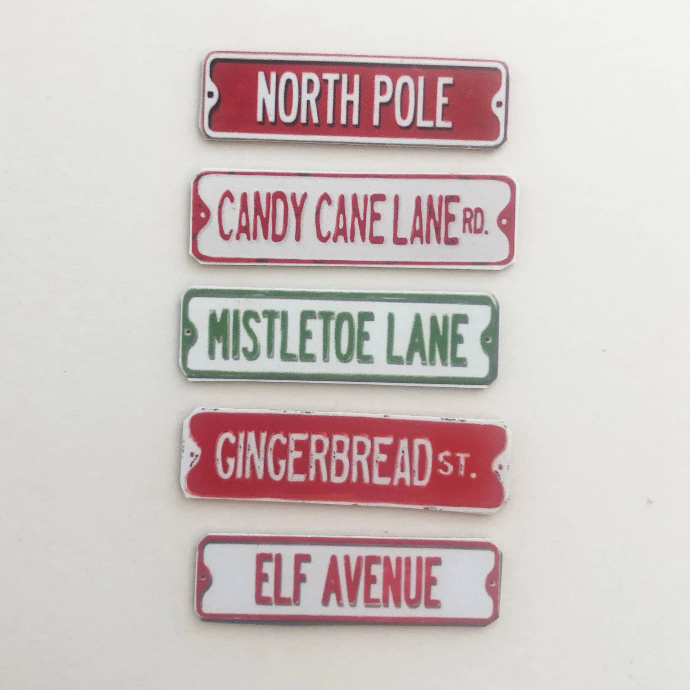 The North Pole Street Sign