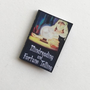 Miniature Book Mind Reading and Fortune Telling  in 1:12 Scale for  Dollhouse