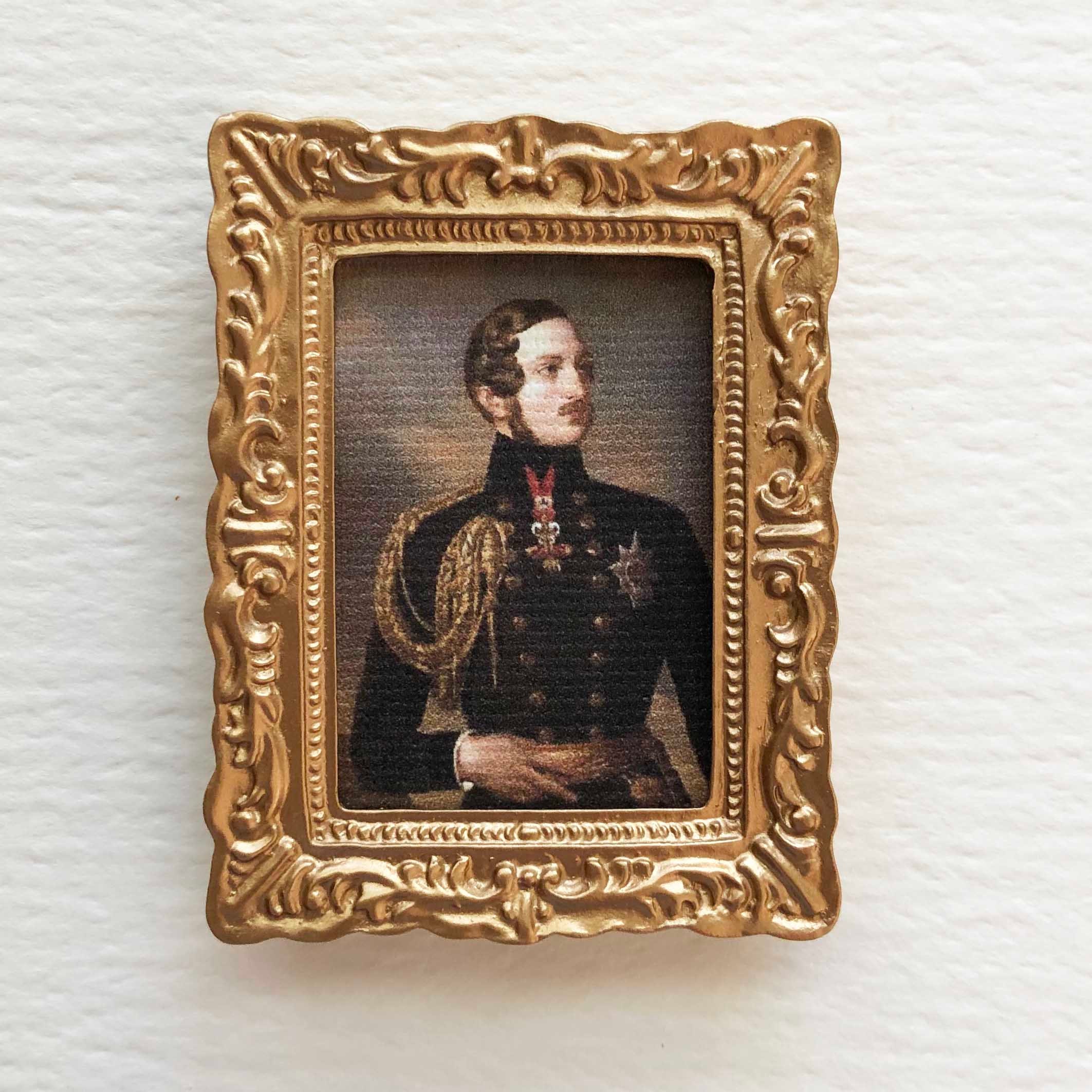 ヴィクトリア女王またはアルバート公のミニチュア肖像画 - Etsy 日本