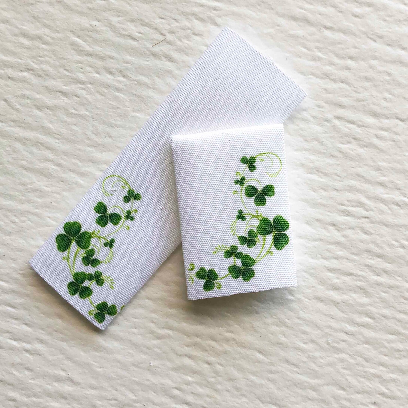 Miniature Hand Towels With Green Shamrocks Irish Celtic 1/24 Etsy