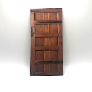 Miniature PAPER  Reproduction English Arts and Crafts Door in 1/48, 1/24, 1/12 Scales