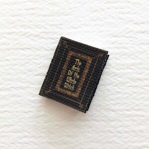 Miniature Book Arts of the White Witch in 1:12 Scale for  Dollhouse Witches and Sorcerers