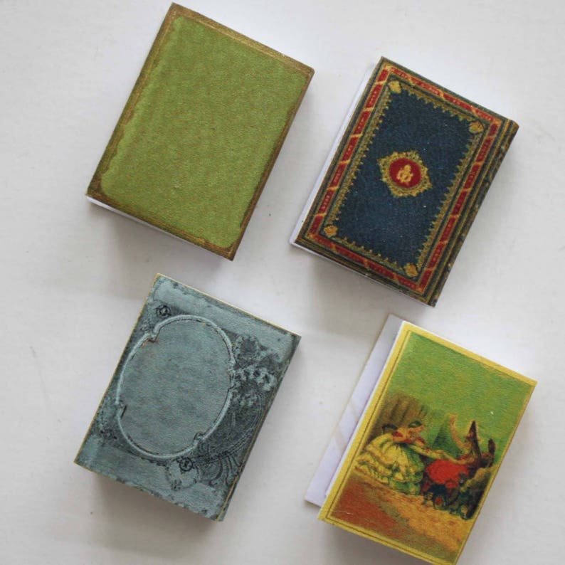 Miniature Book Set Fortune Teller Palmistry Tarot Ghosts in Etsy