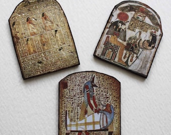 Miniature 1:12 Scale  PAPER Egyptian Antiquities