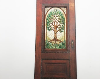 Miniature "Tree of Life" PAPER Door Prop