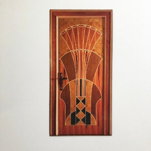 Paper Miniature Art Deco Door