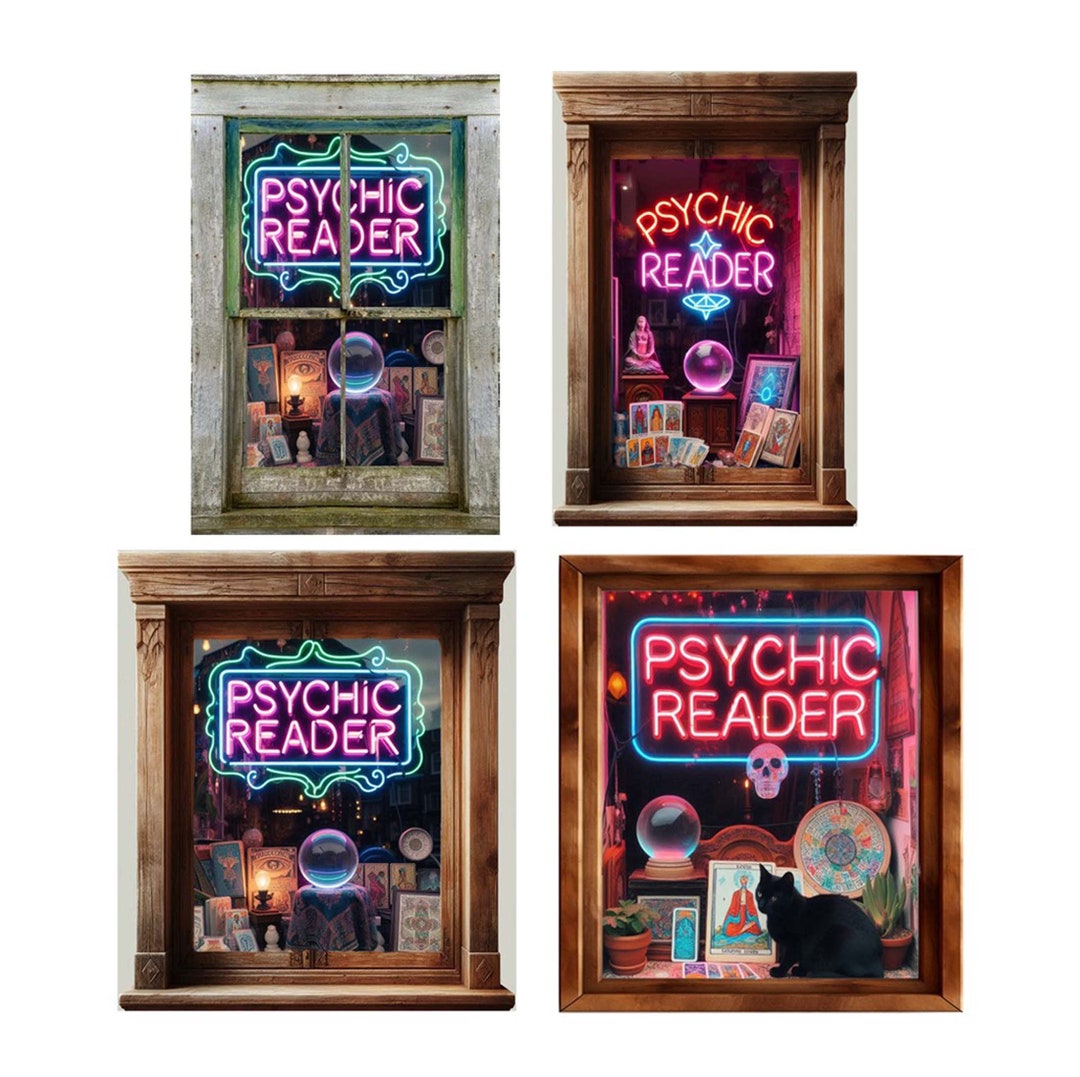 Psychic Reader Miniature PAPER Storefront Window of Your Choice - Etsy