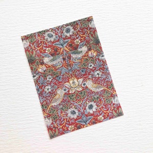 Miniature Fabric Rug Strawberry Thief in Several Sizes