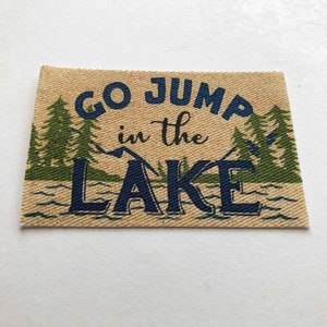 Miniature  Doormat Go Jump In The Lake Sized for 1/24 1/12 or 1/6 Scale
