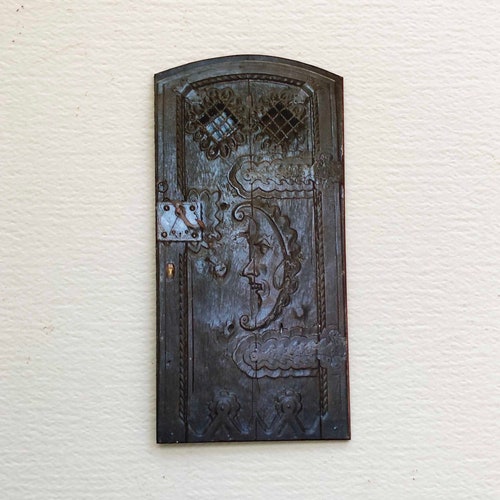 Miniature Victorian Era Wood Look Faux Paper Prop Door 1:12 or - Etsy