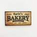 Miniature Personalized BAKERY Sign in Choice of Color and Size - Etsy