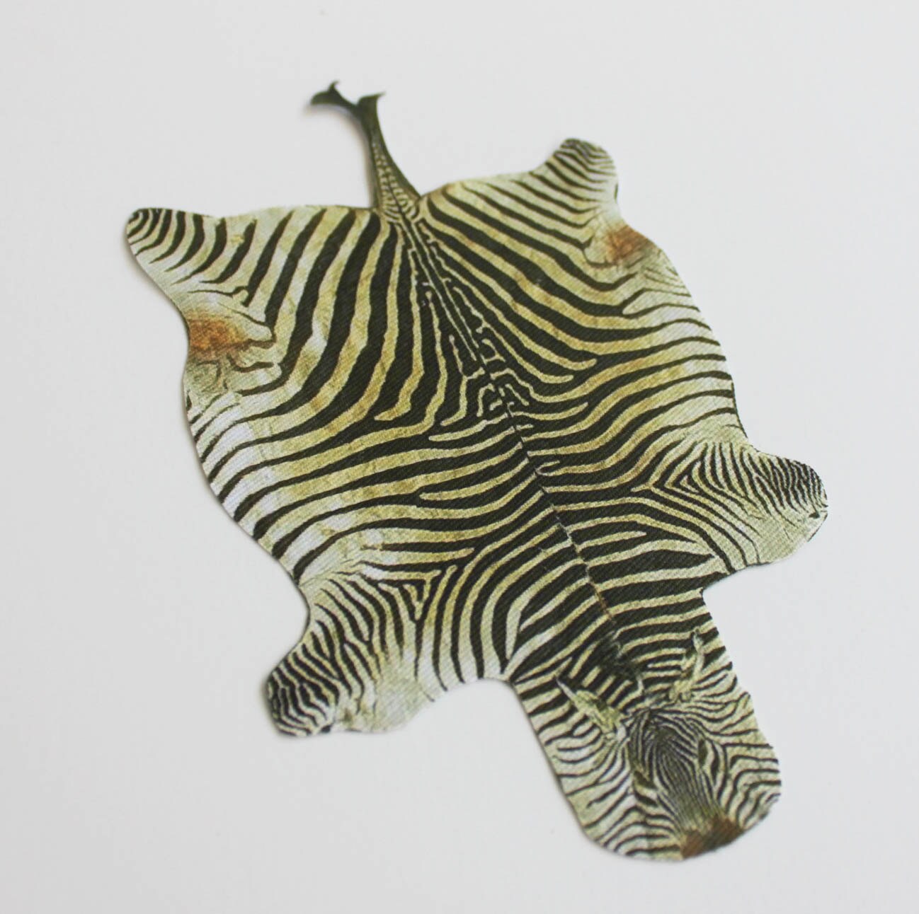 Miniature Faux Zebra Hide Rug for Dollhouse in 112 or Half Etsy