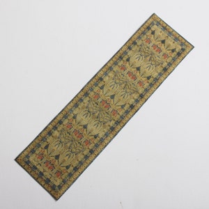 Miniature Floor or Table  Runner in Arts and Crafts Style