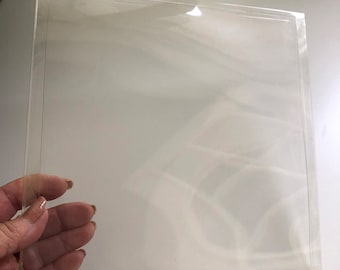 TEN transparente PVC-Boxen 8-1/2 x 8-1/2 x 3/8 Zoll