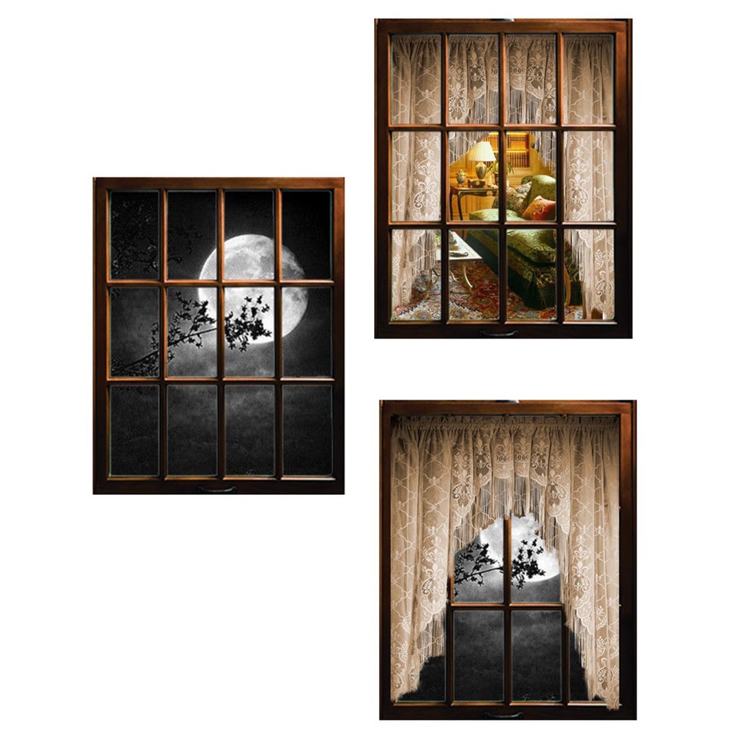Faux Miniature PAPER Window Your Choice of View and Size - Etsy