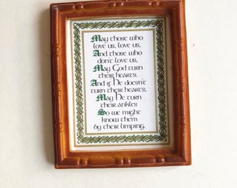 Irish Blessing Framed Miniature