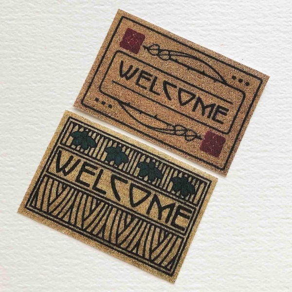 Arts and Crafts Doormat Etsy