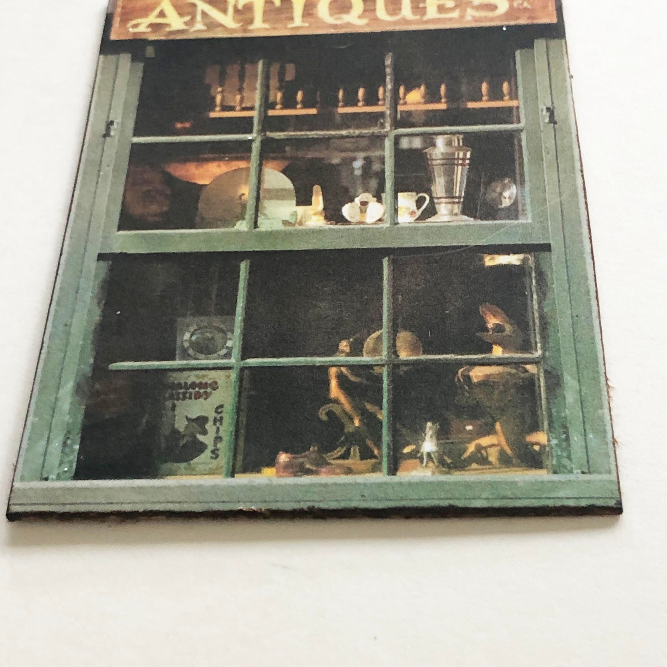 Antique Shop Faux Miniature PAPER Window - Etsy