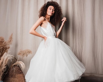 Tulle skirt adult, Tutu skirt for woman, Bridal tulle skirt, Wedding tulle skirt, Midi tulle skirt, Long tulle skirt, White tulle skirt