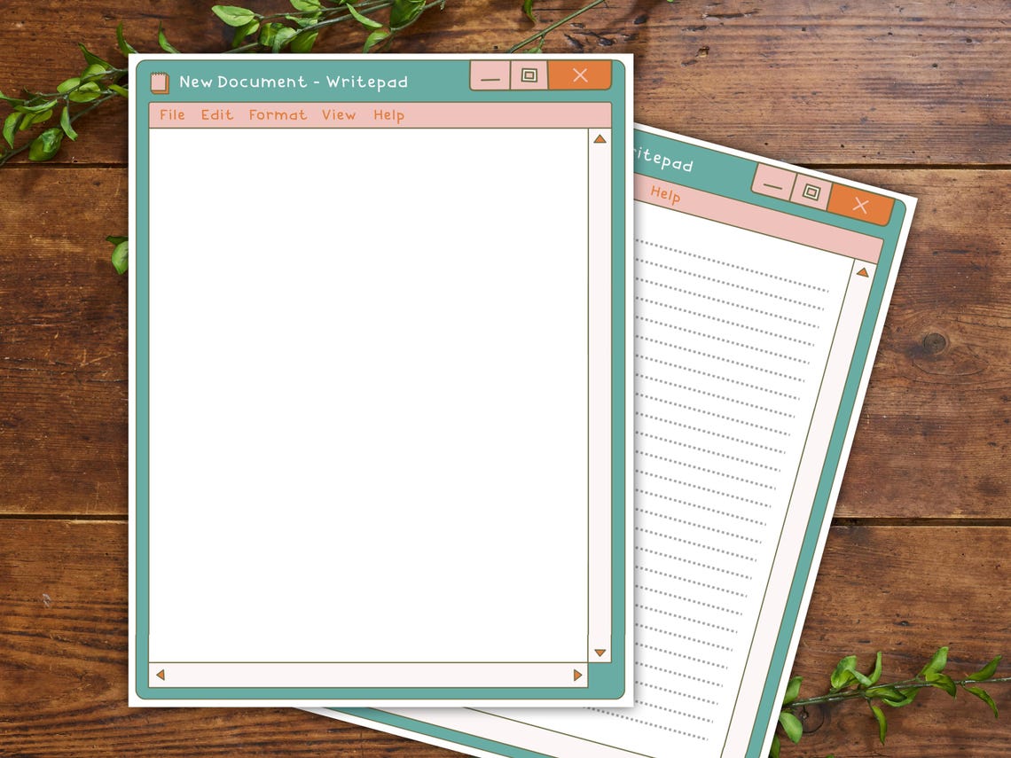 Retro Computer Stationery Set: 90s Pixel Art, Vaporwave Designs ...