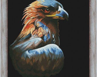 Eagle. Cross Stitch Pattern: NadGavr Design (PDF Pattern) 1058