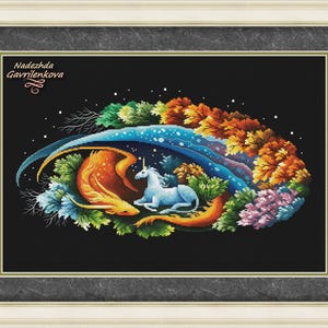 Fantastische vrienden. Draak kruissteekpatroon pdf. Digitaal. Saga. NadGavr 1198