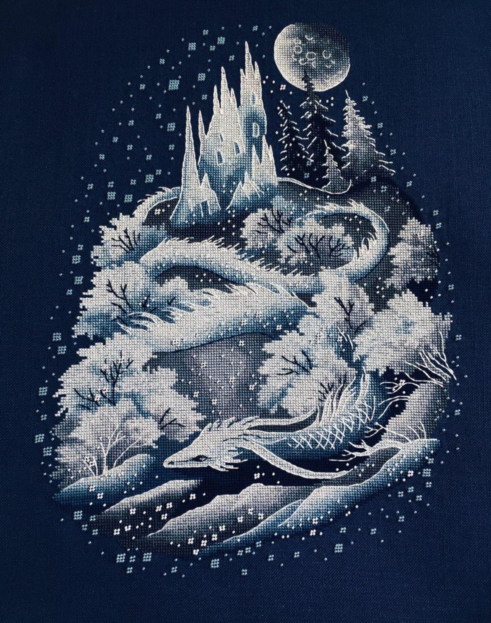 Ice Dragon from NadAnnPatterns