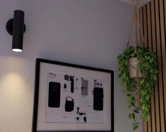 Samsung Galaxy S7 Teardown Art · Digital Download Template · Disassembled Smartphone Frame Art · Figma Download Template · DIY Print
