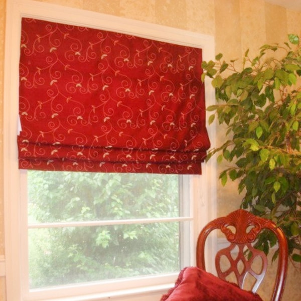 Relaxed Roman Shade Etsy