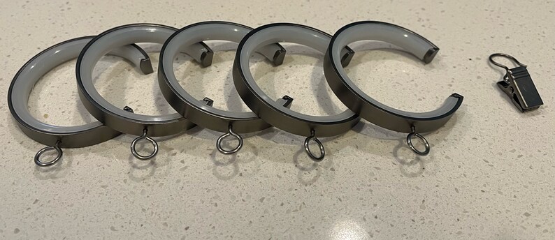 1 3/8 C Rings with clips image 2