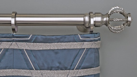 Aria Bracket For 1 3 8 Inch Diameter Curtain Rod Various Etsy
