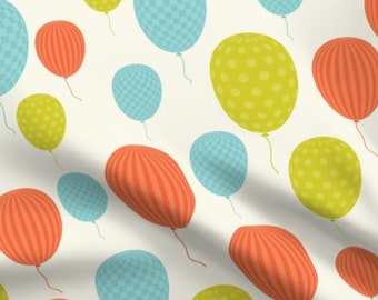 Fabric by the yard Balloons "The Places You'll Go" Home Decor Fabric