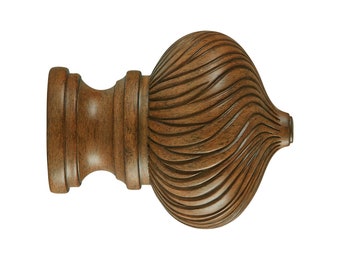 Finestra® Bellamy Wood Finial, various colors