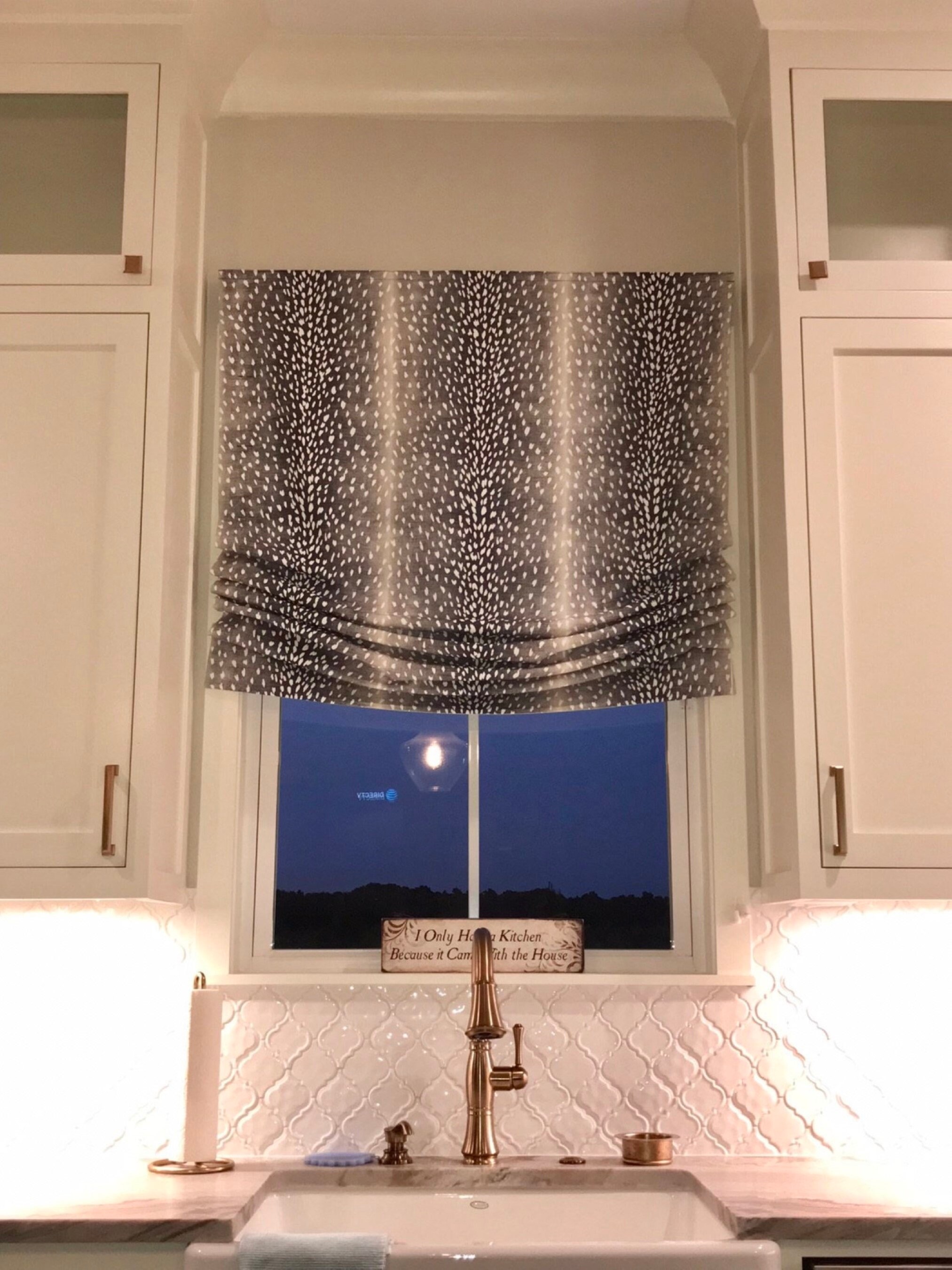 Relaxed Roman Shades in Your fabric and blackout custom linen Etsy